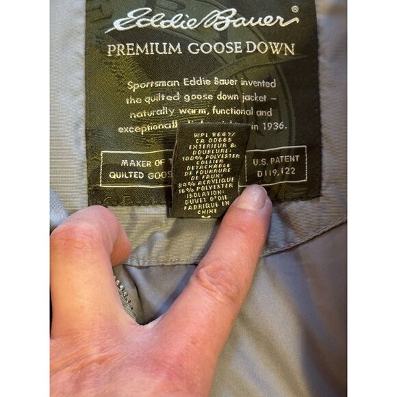 Eddie Bauer Size Medium Premium Goose Down Quilted Puffer‎ Vest Preppy Womens - Picture 4 of 16